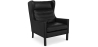 Buy 2204 Armchair - Premium Leather Black 50102 - in the UK