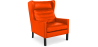 Buy 2204 Armchair - Premium Leather Orange 50102 - in the UK