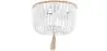 Buy Boho Bali Beaded Ceiling Lamp White 59828 - in the UK