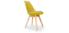 Buy Brielle Scandinavian design Chair with cushion Yellow 58293 - in the UK