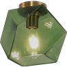 Buy Modern Glass & Metal Ceiling Lamp Green 59832 in the United Kingdom