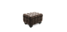 Buy Lukus Footrest (Ottoman) - Premium Leather Chocolate 23370 home delivery