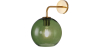 Buy  Globe Shaped Glass Shade Wall Sconce Green 59833 in the United Kingdom