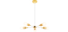 Buy Golden Pendant Lamp in Modern Style, Brass - Carla White 59834 at MyFaktory