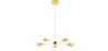 Buy Ceiling Lamp - Design Pendant Lamp - 5 Arms - Carla  White 59834 - prices