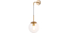 Buy Spherical Glass Shade Wall Sconce Transparent 59836 - prices