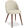 Buy Dining Chair - Upholstered in Fabric - Scandinavian Style - Bennett Beige 58982 with a guarantee