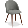 Buy Dining Chair - Upholstered in Fabric - Scandinavian Style - Bennett Grey 58982 - in the UK