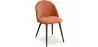 Buy Dining Chair - Upholstered in Fabric - Scandinavian Style - Bennett Orange 58982 - prices