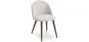 Buy Dining Chair - Upholstered in Fabric - Scandinavian Style - Bennett Cream 58982 at MyFaktory