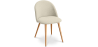 Buy Dining Chair - Upholstered in Fabric - Scandinavian Style - Bennett  Beige 59261 in the United Kingdom