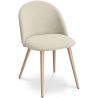 Buy Dining Chair - Upholstered in Fabric - Scandinavian Style - Bennett  Beige 59261 in the United Kingdom