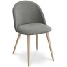 Buy Dining Chair - Upholstered in Fabric - Scandinavian Style - Bennett  Grey 59261 at MyFaktory