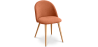 Buy Dining Chair - Upholstered in Fabric - Scandinavian Style - Bennett  Orange 59261 - prices