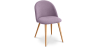 Buy Dining Chair - Upholstered in Fabric - Scandinavian Style - Bennett  Pink 59261 home delivery