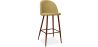 Buy Fabric Upholstered Stool - Scandinavian Design - 76cm - Bennett Light Yellow 59357 home delivery