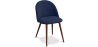 Buy Dining Chair Evelyne Scandinavian Design Premium - Dark legs Dark blue 58982 in the United Kingdom