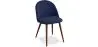 Buy Dining Chair - Upholstered in Fabric - Scandinavian Style - Bennett Dark blue 58982 with a guarantee