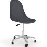 Buy Swivel office chair with casters - Brielle Dark grey 59863 - in the UK