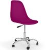 Buy Swivel office chair with casters - Brielle Mauve 59863 with a guarantee