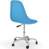 Buy Swivel office chair with casters - Brielle Blue 59863 - prices