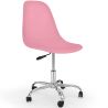 Buy Swivel office chair with casters - Brielle Pink 59863 home delivery