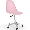 Buy Swivel office chair with casters - Brielle Pastel pink 59863 with a guarantee