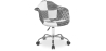 Buy Emery Office Chair White And Black - Patchwork  White / Black 59870 - in the UK
