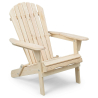 Buy Adirondack Garden Chair - Wood Light natural wood 59415 - in the UK
