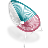 Buy Acapulco Chair - Black Legs Multicolour 58294 home delivery