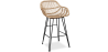 Buy Synthetic wicker bar stool 65cm - Magony Dark Wood 59881 at MyFaktory