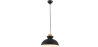 Buy Metal & Wood Scandinavian Hanging Lamp Black 59842 at MyFaktory