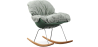 Buy Scandinavian Design Padded Rocking Chair Green 59895 at MyFaktory