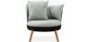 Buy Scandinavian Design Armchair - Shalma Green 59896 - in the UK