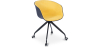 Buy Black Padded Office Chair with Armrests and Wheels Yellow 59888 at MyFaktory