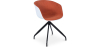 Buy Design White Padded Office Chair with Armrests  Orange 59889 in the United Kingdom