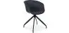 Buy Design Black Padded Office Chair with Armrests Dark grey 59890 - in the UK
