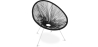 Buy Acapulco Chair - White Legs - New edition Black 59900 - in the UK