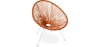 Buy Acapulco Chair - White Legs - New edition Orange 59900 in the United Kingdom