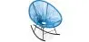 Buy Acapulco Rocking Chair - Black legs - New edition Dark blue 59901 - prices