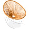 Buy Acapulco Rocking Chair - White legs - New edition Orange 59902 - in the UK