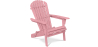 Buy Adirondack Garden Chair - Wood Pastel pink 59415 at MyFaktory