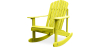 Buy Adirondack Rocking Chair Pastel yellow 59861 - in the UK