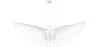 Buy Hanging Lamp Vertice - Metal - 140cm White 59884 - prices