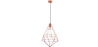 Buy Diamond Retro Style Pendant Lamp Rose Gold 59910 at MyFaktory