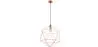 Buy Retro Design Wire Hanging Lamp Rose Gold 59911 at MyFaktory
