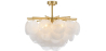 Buy Glass Design Hanging Lamp Gold 59930 - in the UK