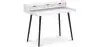 Buy Desk Table Wooden Design Scandinavian Style - Amund Natural Wood / White 59983 - in the UK