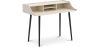 Buy Office Desk Table Wooden Design Scandinavian Style - Eldrid Natural wood 59985 - in the UK