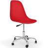 Buy Swivel office chair with casters - Brielle Red 59863 at MyFaktory